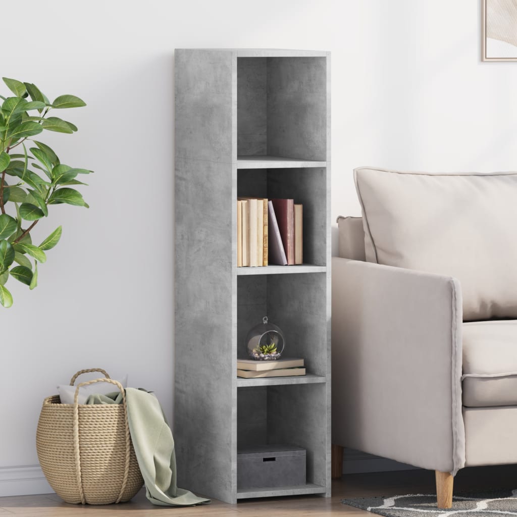 8721102652813_m_en_hd_1 Provira Hoge kast 30x41x124 cm bewerkt hout betongrijs - Image 1
