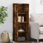 Provira Hoge kast 40x41x124 cm bewerkt hout gerookt eikenkleurig