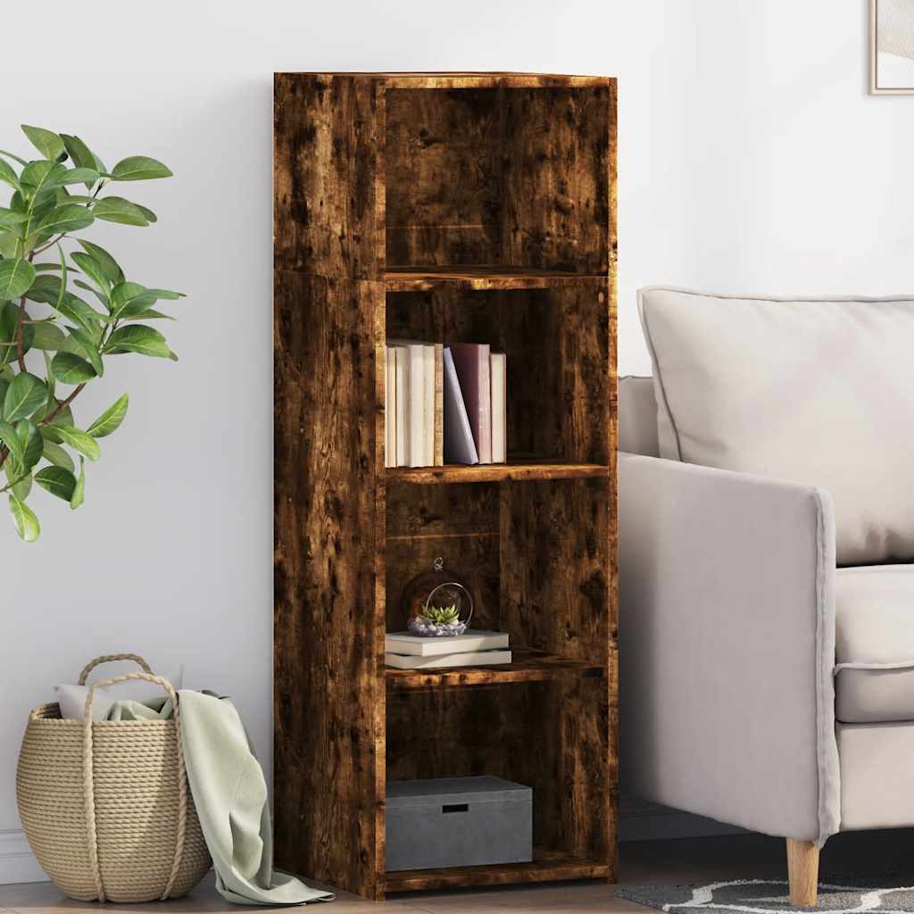 8721102652899_m_en_hd_1 Provira Hoge kast 40x41x124 cm bewerkt hout gerookt eikenkleurig - Image 1