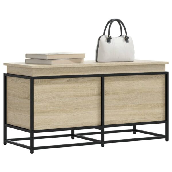 Provira Opbergbox met deksel 100x40x51,5 cm bewerkt hout sonoma eiken