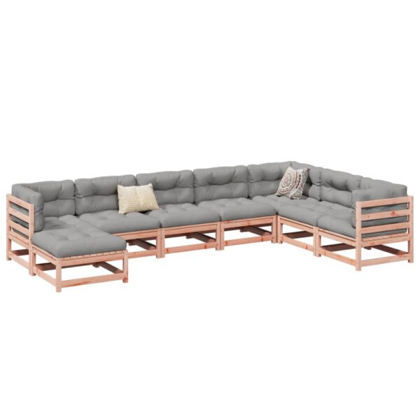 Provira 8-delige Loungeset massief douglas vurenhout