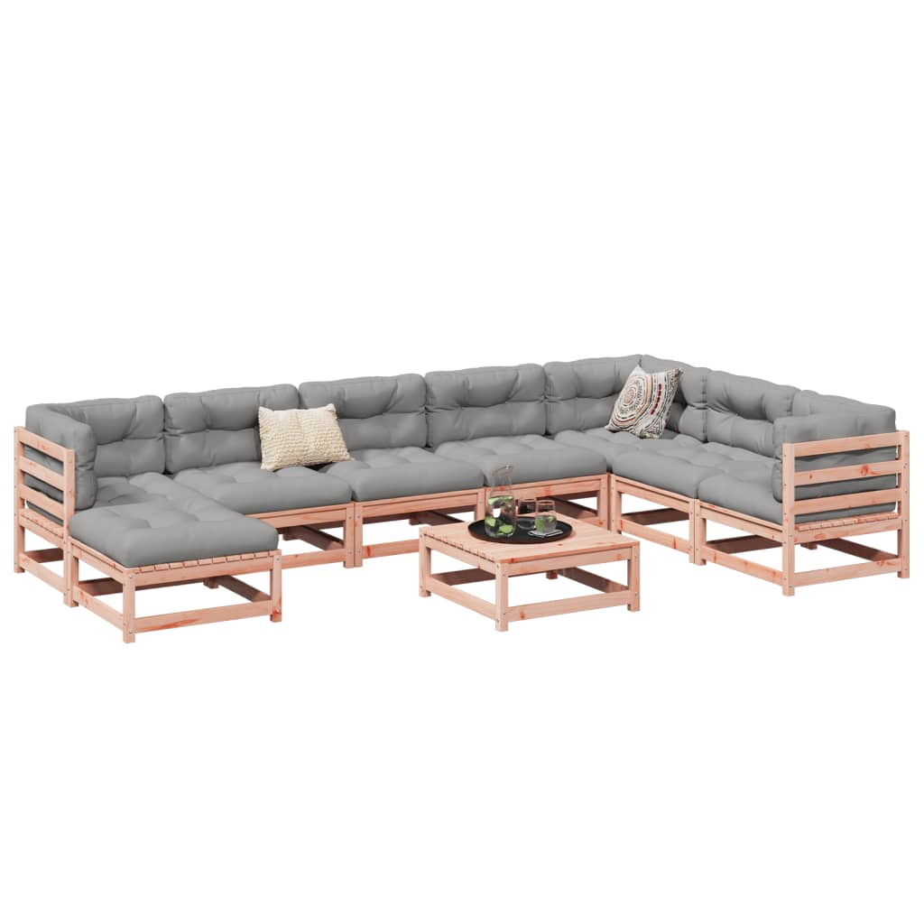 8721102902352_m_en_hd_1 Provira 9-delige Loungeset massief douglas vurenhout - Image 1
