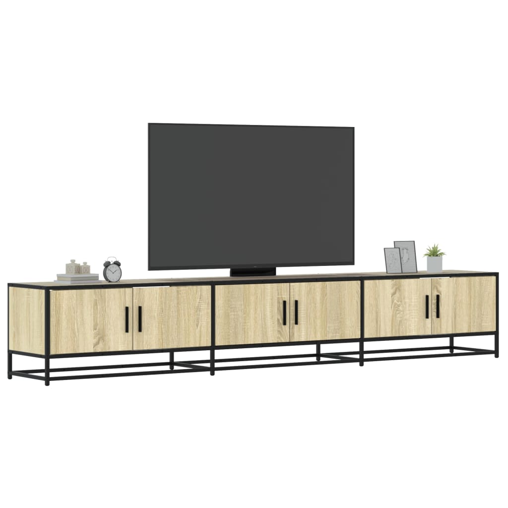8721102923029_m_en_hd_1 Provira Tv-meubel 240x35x41 cm bewerkt hout sonoma eikenkleurig - Image 1