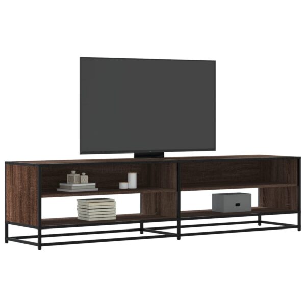 Provira Tv-meubel 180,5x40x46 cm bewerkt hout bruin eikenkleurig