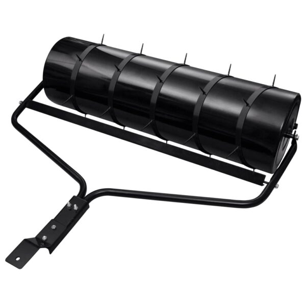 Provira Gazonroller met beluchtingsklemmen 63 L ijzer zwart