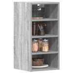 Provira Hangkast 30x29,5x60 cm bewerkt hout grijs sonoma eikenkleurig