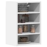 Provira Hangkast 40x29,5x60 cm bewerkt hout wit