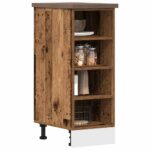 Provira Onderkast 30x44,5x81,5 cm bewerkt hout oud houtkleurig