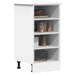 Provira Onderkast 40x44,5x81,5 cm bewerkt hout wit