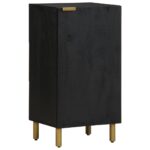 Provira Dressoir 40x33x75 cm bewerkt hout zwart
