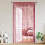 Provira Koordgordijnen 2 st 100x250 cm roze