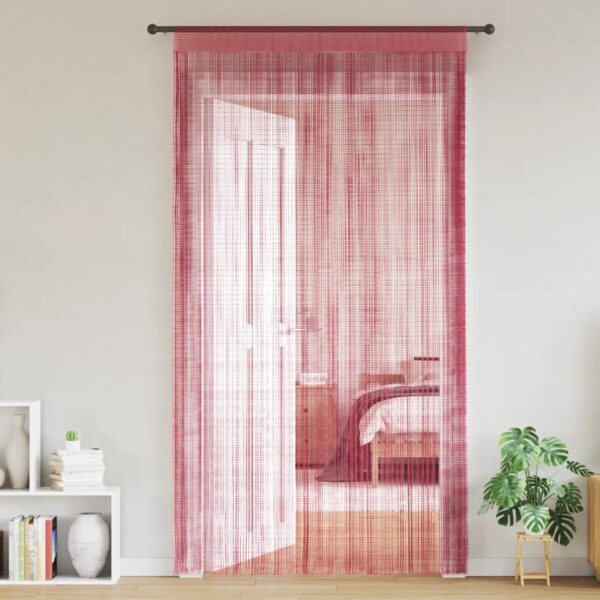 Provira Koordgordijnen 2 st 100x250 cm roze