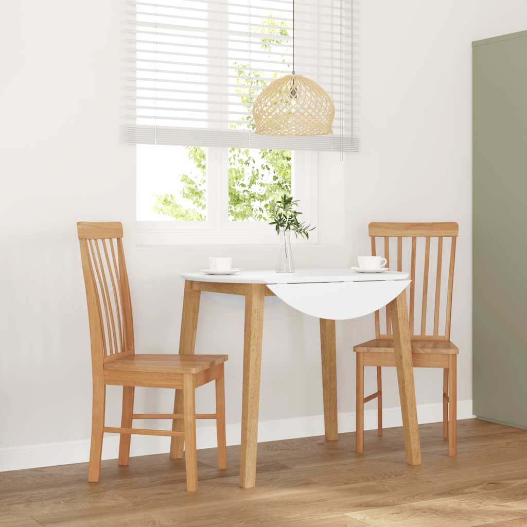 8721158561855_m_en_hd_1 Provira Eetkamerstoelen met kussens 2 st massief hout rubber - Image 1