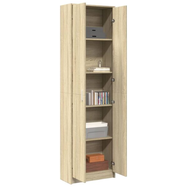 Provira Gangkast 55x25x189 cm spaanplaat sonoma eikenkleurig