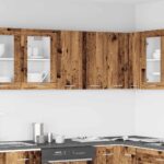 Provira Keukenwandkast 60x31x60 cm spaanplaat oud hout