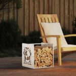 Provira Brandhoutrek 40x40x40 cm koudgewalst staal wit